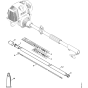 Drive tube assembly for Stihl FBD-KM KombiTool