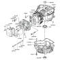 Cylinder / Crankcase for Kawasaki FC420V Engine