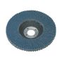 Flap Disc Zirconium Dia.100mm 16mm Bore 80Grit Sealey Part No. FD10080