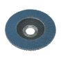 Flap Disc Zirconium Dia.125mm 22mm Bore 40Grit Sealey Part No. FD12540