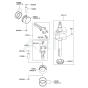 Piston / Crankshaft for Kawasaki FD440V Engine