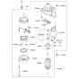 Starter for Kawasaki FD501V Engine