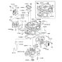 Cylinder / Crankcase for Kawasaki FD501V Engine