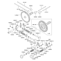 Valve / Camshaft for Kawasaki FD620D Engine