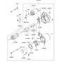 Starter for Kawasaki FD671D Engine