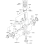 Piston / Crankshaft for Kawasaki FE290R Engines