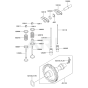 Valve / Camshaft for Kawasaki FE350D Engines