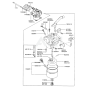 Carburettor for Kawasaki FG200D Engine