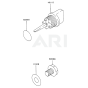 Lubrication Equipment for Kawasaki FG270G Engine