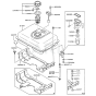 Fuel Tank / Fuel Valve for Kawasaki FG300D Engine
