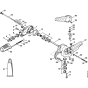 Angle drive, adjustable thru 135 deg. for Stihl FH-KM135 KombiTool