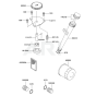 Lubrication Equipment for Kawasaki FH381V Engine