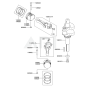 Piston / Crankshaft for Kawasaki FH451V Engine