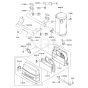 Air Filter / Muffler for Kawasaki FH451V Engine