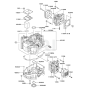 Cylinder / Crankcase for Kawasaki FH541V Engine