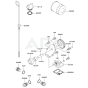 Lubrication Equipment for Kawasaki FH601D Engine