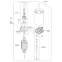 Valve / Camshaft for Kawasaki FH601V Engine