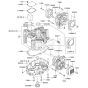 Cylinder / Crankcase for Kawasaki FH680V, FHS680V Engine