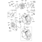 Cylinder / Crankcase for Kawasaki FJ100D Engine