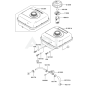 Fuel Tank / Fuel Valve for Kawasaki FJ100D Engine