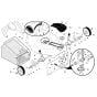 Complete Product -1 Assembly for Flymo FL521D Mowers