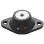 Rubber Flanged Mount M8 Oval 36mm Tall - Anti-Vibration Mount