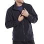 Standard Fleece Jacket 280gsm Polyester Zip Front Fastening Navy Blue LGE