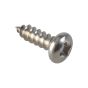 Self-Tapping Screw Pozi Pan A2 SS 3/8in x 4 (Pack of 80)