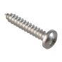 Self-Tapping Screw Pozi Pan A2 SS 1in x 10 (Pack of 15)