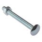 Carriage Bolts, Zinc Plated Bagged