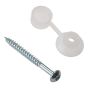 Corrugated Roofing Screw Round Head Pozi ZP 5mm x 50mm Bag 10 by Forgefix - 10CRSC