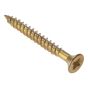 General Purpose Pozi Screw CSK TT Electro Brass 1.1/2in x 8 Box 200 by Forgefix - CSK1128EB
