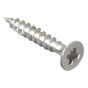Multi-Purpose Pozi Screw CSK ST Stainless Steel 4.0 x 25mm Forge Pack 35 by Forgefix - FPMPS425SS