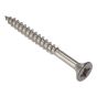 Multi-Purpose Pozi Screw CSK ST Stainless Steel 5.0 x 40mm Box 200 by Forgefix - POZI540SS
