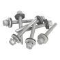 TechFast Hex Head Roofing Screw Self-Drill Heavy Section 5.5 x 51mm Pack 100 by Forgefix - TFHH5551