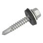 Hex Head Roofing Screw 5.5 x 32mm for Light Section - Pack 100 by Forgefix TFHL5532