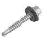 TechFast Hex Head Roofing Screw Self-Drill Light Section 5.5 x 38mm Pack 100 by Forgefix - TFHL5538