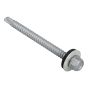 Hex Head Roofing Screw Self-Drill 5.5x70mm for Light Section - 50 Pack TFHL5570