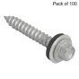 Hex Slash Metric Timberscrew, Size: 6.3 x 45mm - Pack of 100