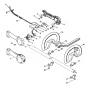 Stihl FS131 FS131r Handle Assembly