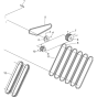 Belts & Pulleys - 18- 26- 30 Gas Assembly for Husqvarna FS3500 Floor Saw