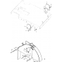 Attachments Assembly for Husqvarna FS3500 E Floor Saw