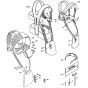 Tools & Extras Assembly for Stihl FS360 FS420 FS420L Clearing Saw