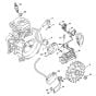 Ignition system Assembly for Stihl FS360C FS410C Clearing Saw