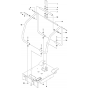 Engine Cage Assembly for Husqvarna FS410 D Floor Saw