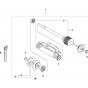 Bladeshaft Assembly for Husqvarna FS413 Floor Saw