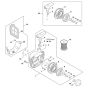 Rewind Starter for Stihl FS 461C
