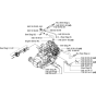 Engine Hose & Pump Assembly for Husqvarna FS4800 Floor Saw