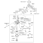 Carburettor for Kawasaki FS481V Engine
