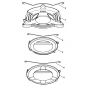 Transport guard Assembly for Stihl FS490C FS510C FS560C Clearing Saw